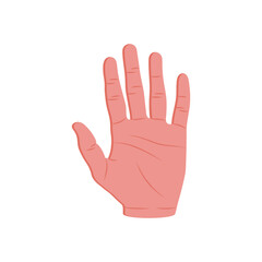 Talk to Hand Hand Gesture Icon, Vector illustration