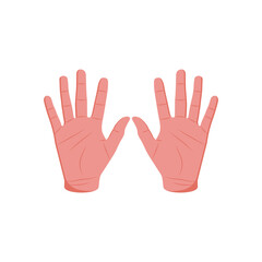 Ten Hand Gesture Icon, Vector illustration