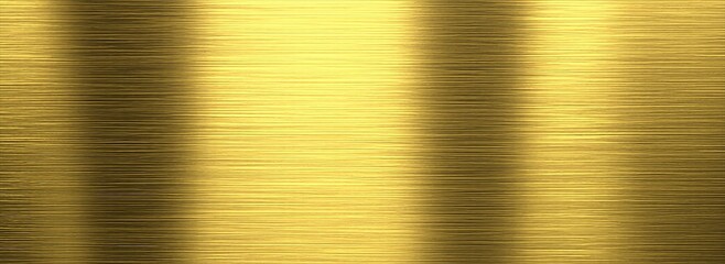 Shiny Gold Textured Metal Plate with Brushed Surface Reflective and Smooth Detailed Gold Sheet with Four Screws in Corners for Background or Design Use. Made with generative AI