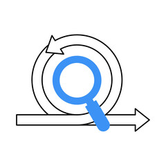 Focus Circle – Magnifying Glass Representing Sharp Attention to Detail