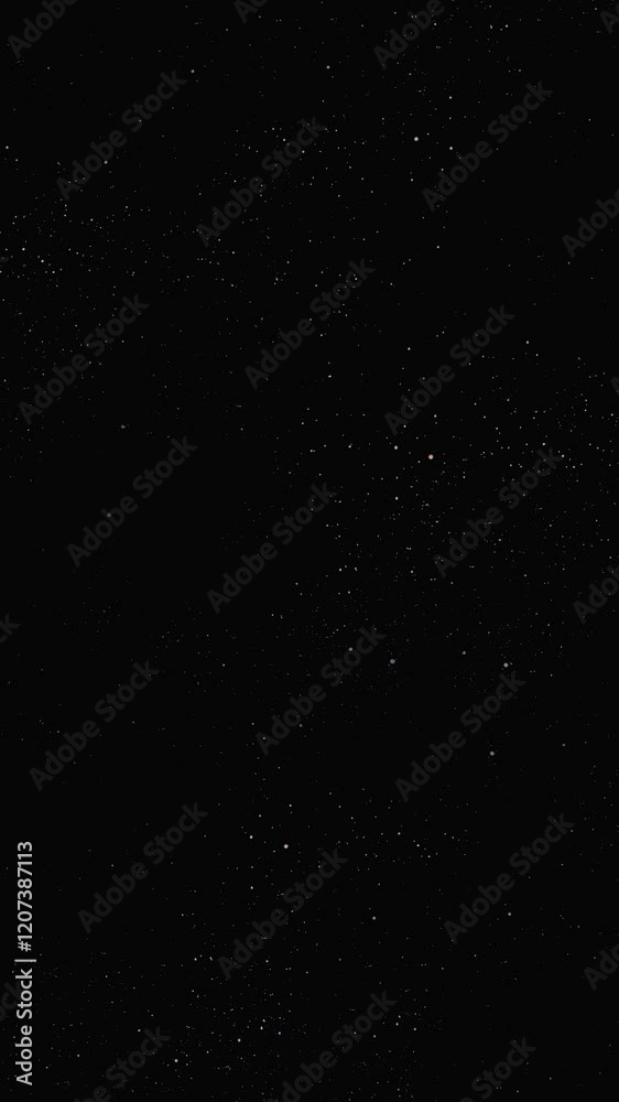 Wall mural the night sky moves behind the stars