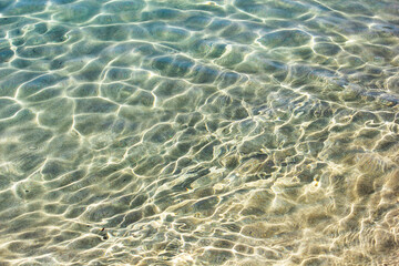 Beautiful seashore close up view.