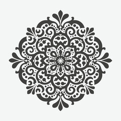 Mandala Pattern. symmetrical mandala design, perfect for coloring books, print-on-demand products, or digital art projects 