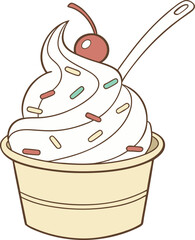 cake with cherry on top