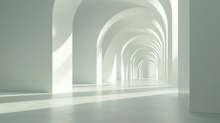 Fototapeta premium Interior empty room minimalist background