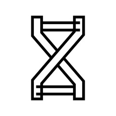 DNA Strand vector icon