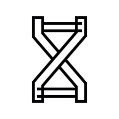 DNA Strand vector icon