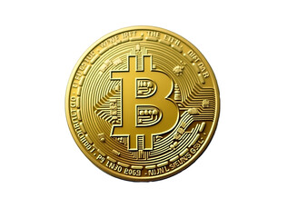 Golden Bitcoin transparent background, digital, regulation, volatility, risk, speculation, innovation, future