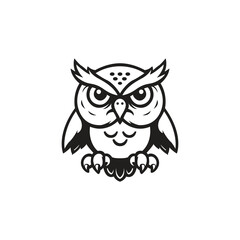 Fototapeta premium Owl Bird Mascot