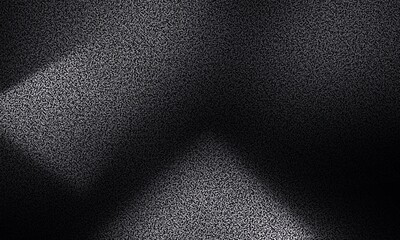 Dark grainy background, black white abstract shape banner noise texture poster header cover wallpaper design