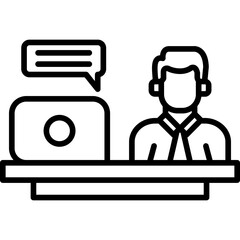 Male employee Icon