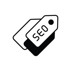 Seo Tags vector icon
