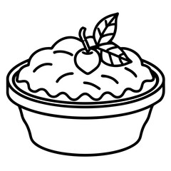 Minimal Peach Cobbler Design