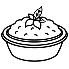 Minimal Peach Cobbler Design