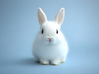 Obraz premium Cute Easter bunny. Easter Celebration Concept