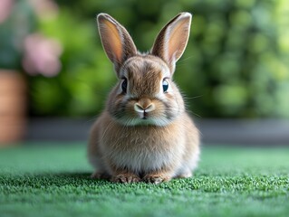 Fototapeta premium Cute Easter bunny. Easter Celebration Concept