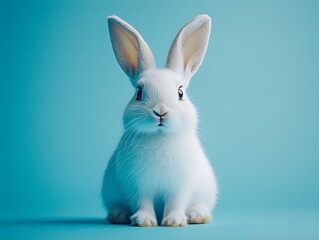 Obraz premium Cute Easter bunny. Easter Celebration Concept