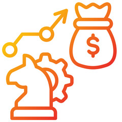 Fototapeta premium Strategy Icon