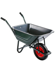 wheelbarrow isolated on transparent background