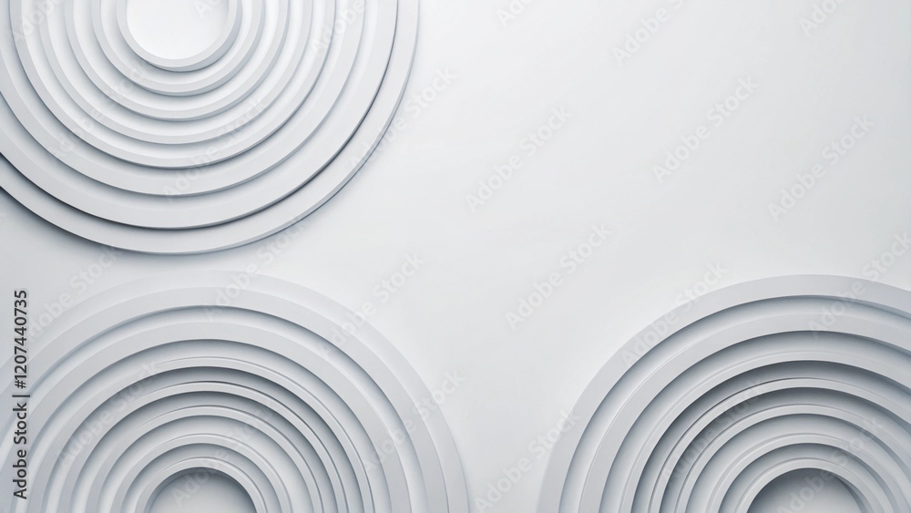 Poster clean circles abstract background. circular texture concept for business design. modern geometric pa
