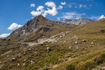 Peru,  Huascaran National Park, Andes Mountains, Huaraz