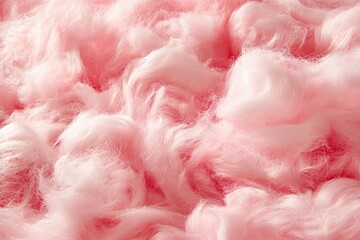 Pink Cotton Candy Sweet Fluffy Texture Background Pastel Delightful Dreamy Swirls
