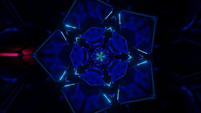 Dynamic abstract background with seamless geometric strobe patterns