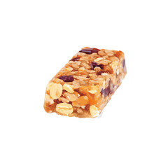 Granola bar with nuts and dried fruits isolated vector illustration (4)