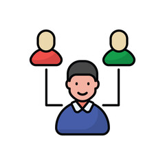 Social Media Sharing vector icon