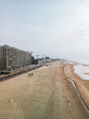 Fototapeta premium Ostend Beach, Oostende, Belgium