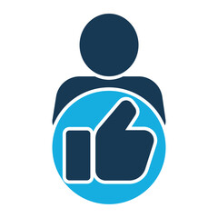 Excellence Icon with Duo Tone Style