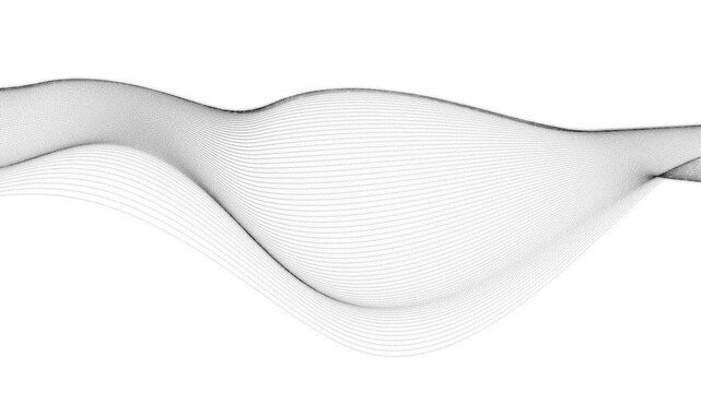 Abstract curves lines stripes pattern colorful wave dots particles 4k video animation . Abstract curve lines wave net with dots motion background