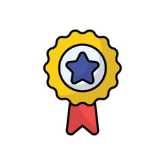 Page Rank Badge vector icon