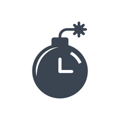Time Bomb Alert Icon