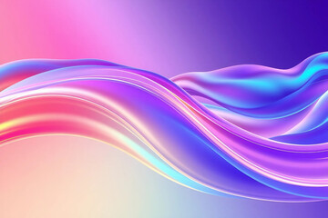 Fototapeta premium Abstract Waves Vibrant Colors Rainbow Gradient Background