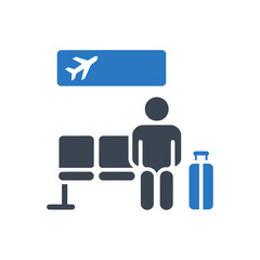 Airport Waiting Icon