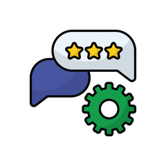 Customer Review vector icon