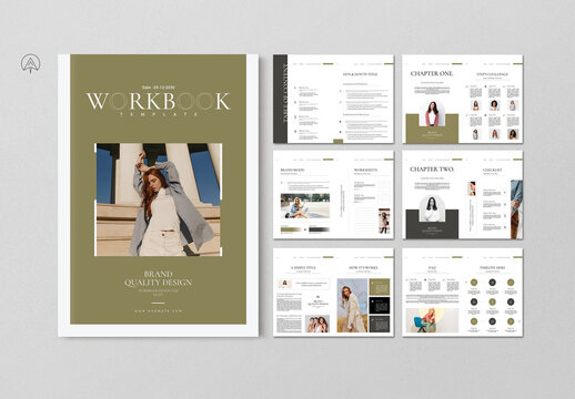 Work Book Brochure Template