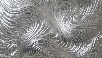 abstract silver metallic rippled floral pattern geometric curved background,multi-colored background, backgrounds, futuristic, no people, photography, color image, design element, abstract, design,786
