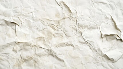 Obraz premium photograph of White crumpled paper background texture