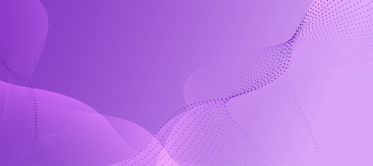 Abstract curve purple background, technology banner background vector illustration for presentation