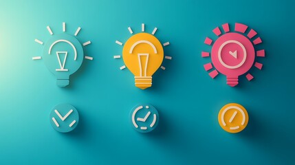 Clean and organized marketing infographic featuring four targeting strategies, each represented by an icon and highlighted with soft, professional lighting