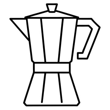 recommend clip art: Simple Coffee Pot Design