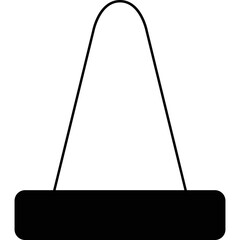 Simple vector icon traffic cone
