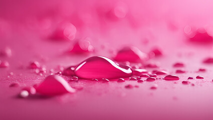 Ultra-realistic dark pink paint drips and splatters