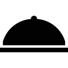 Simple vector icon tray with lid
