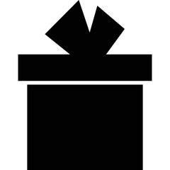 Simple vector icon gift