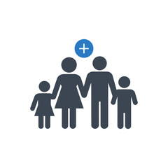 Family Wellness Support Icon