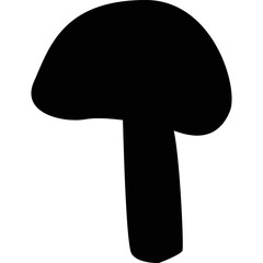 Simple vector icon mushroom