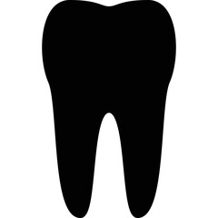 Simple vector icon tooth